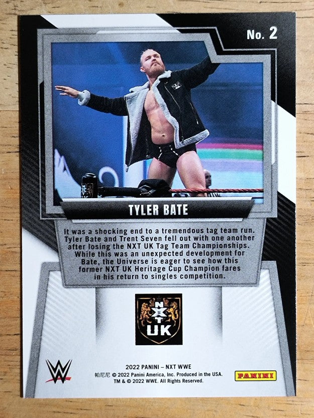 2022 Panini WWE NXT #2 Tyler Bate
