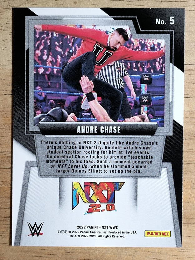 2022 Panini WWE NXT #5 Andre Chase RC