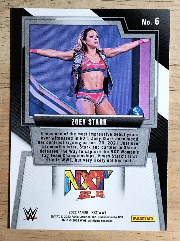 2022 Panini WWE NXT #6 Zoey Stark