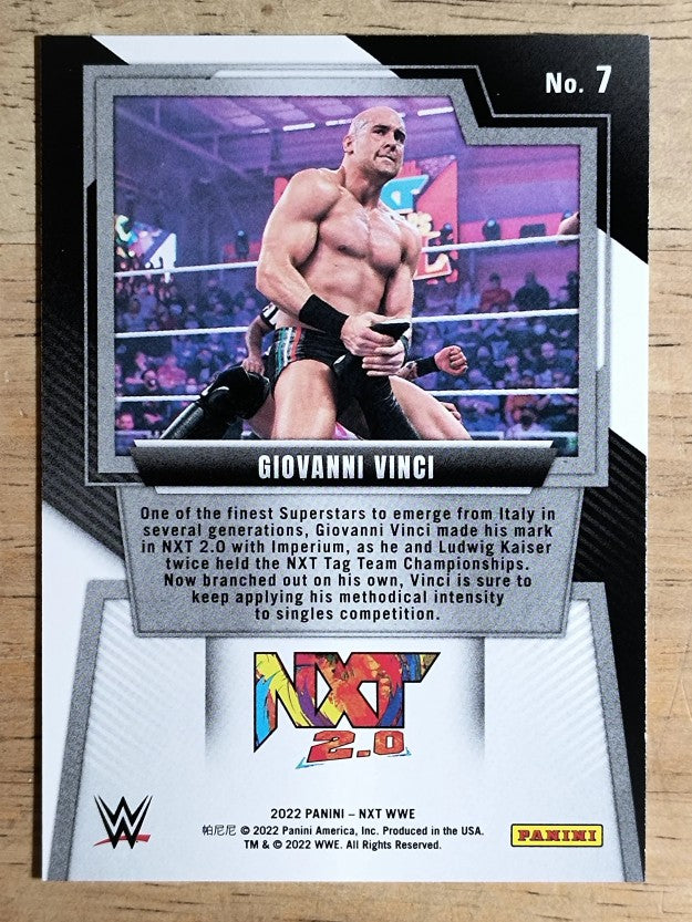 2022 Panini WWE NXT #7 Giovanni Vinci