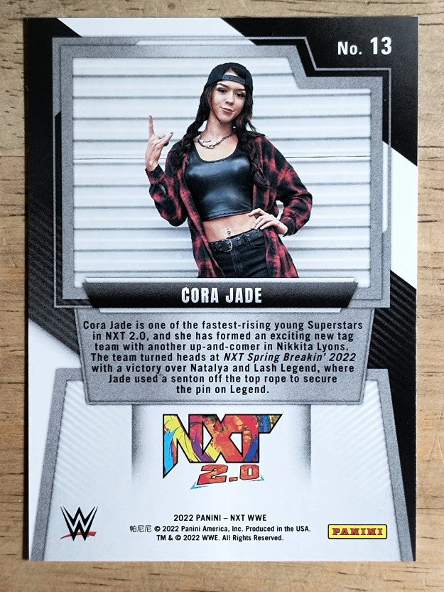 2022 Panini WWE NXT #13 Cora Jade RC