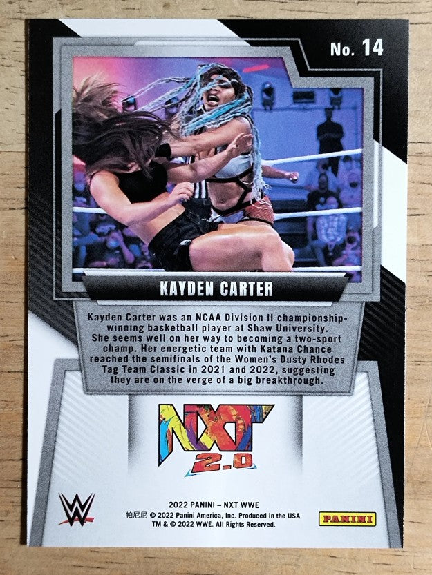 2022 Panini WWE NXT #14 Kayden Carter
