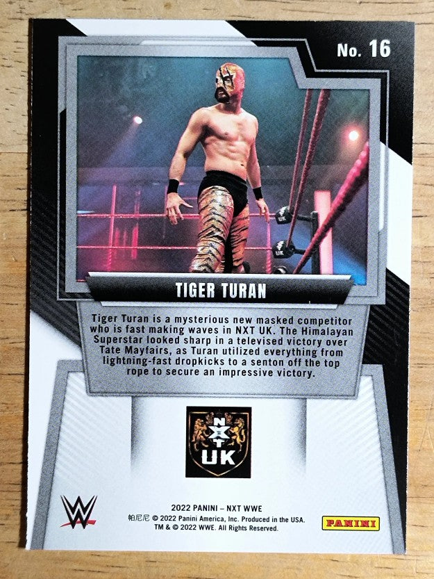 2022 Panini WWE NXT #16 Tiger Turan RC