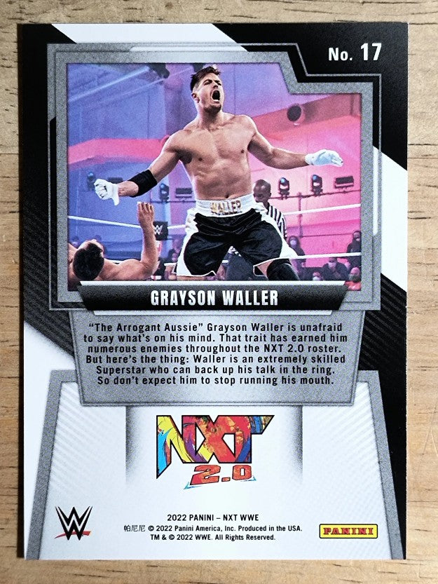 2022 Panini WWE NXT #17 Grayson Waller RC