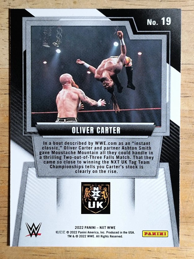 2022 Panini WWE NXT #19 Oliver Carter RC