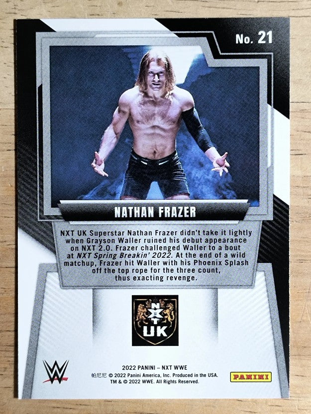 2022 Panini WWE NXT #21 Nathan Frazer RC