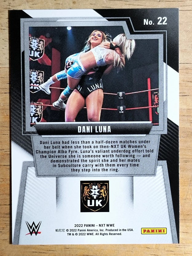 2022 Panini WWE NXT #22 Dani Luna RC