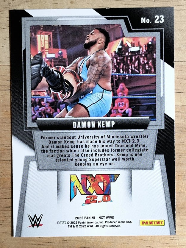 2022 Panini WWE NXT #23 Damon Kemp RC