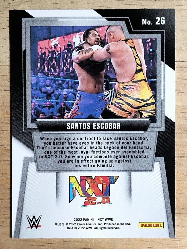 2022 Panini WWE NXT #26 Santos Escobar