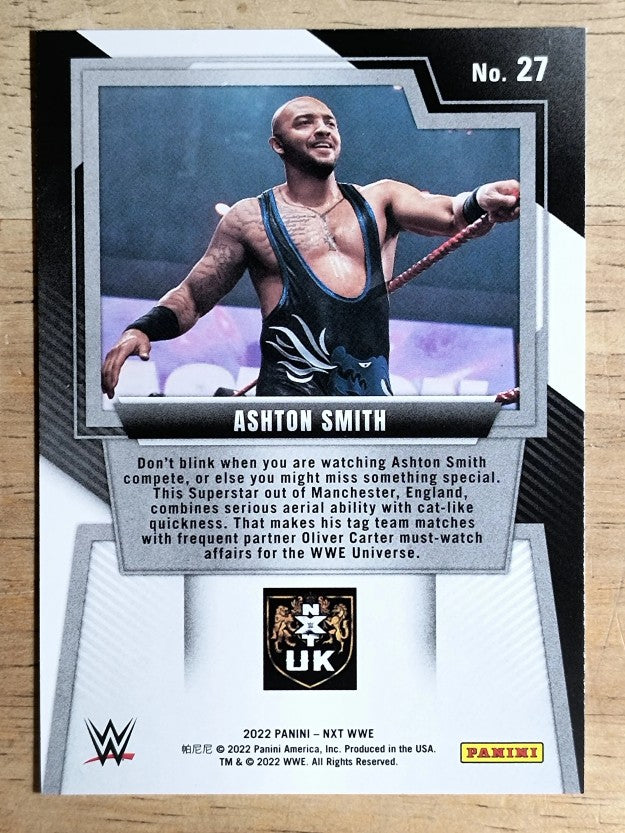 2022 Panini WWE NXT #27 Ashton Smith RC