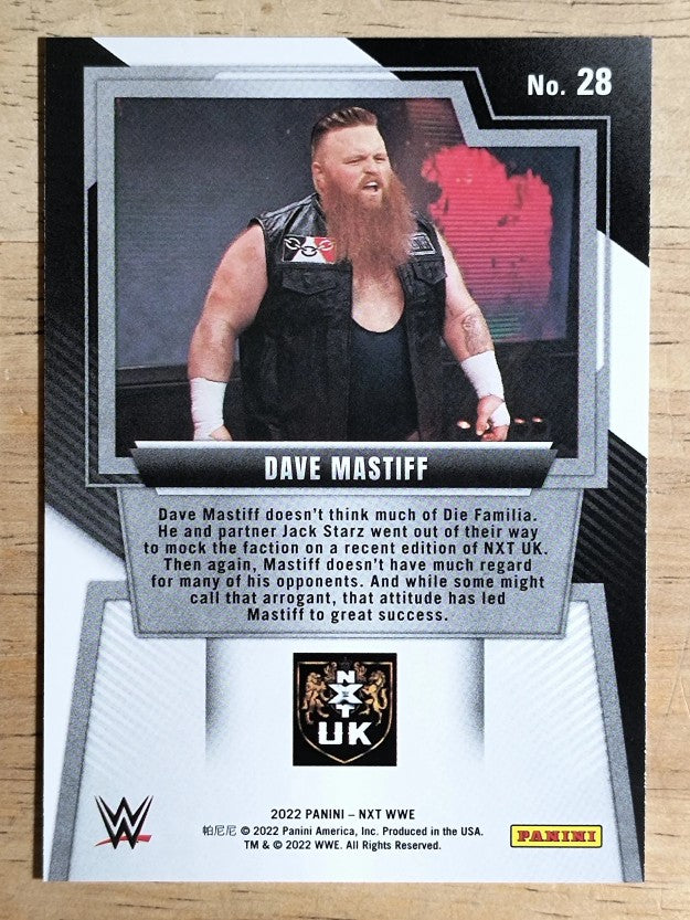2022 Panini WWE NXT #28 Dave Mastiff