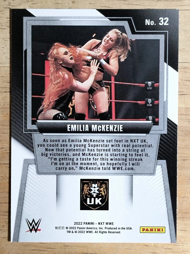2022 Panini WWE NXT #32 Emilia McKenzie RC