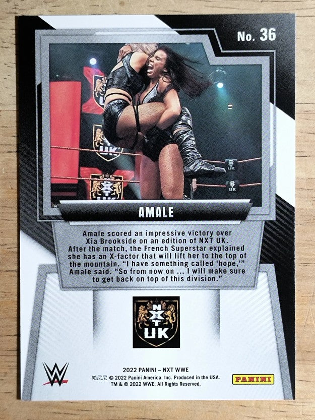 2022 Panini WWE NXT #36 Amale RC