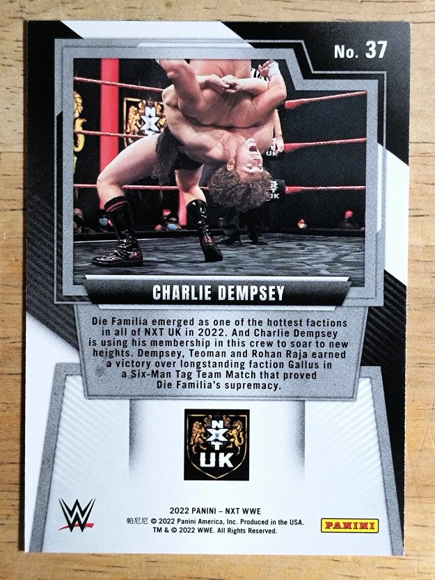 2022 Panini WWE NXT #37 Charlie Dempsey RC