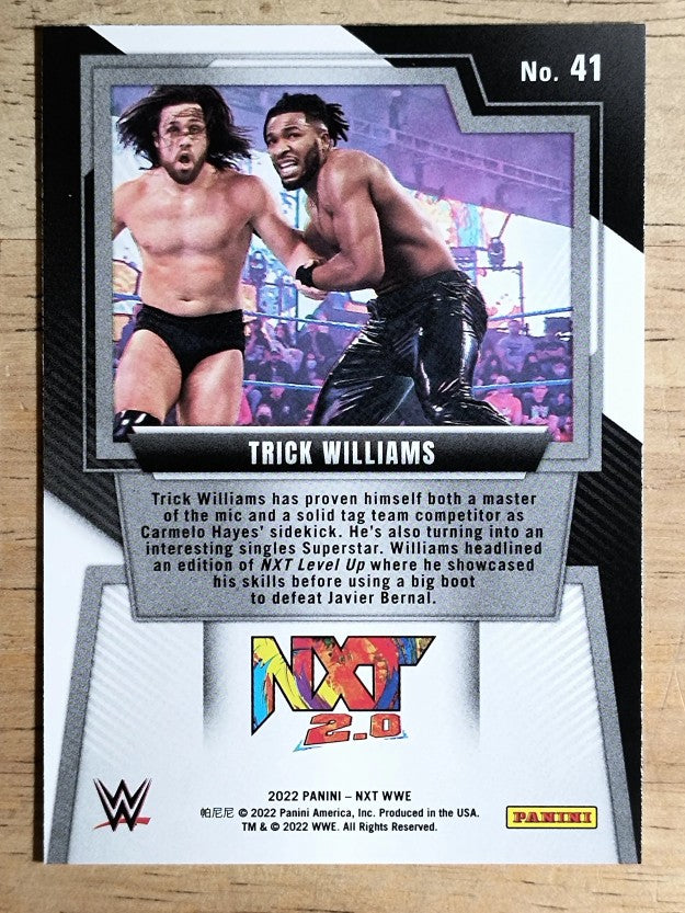 2022 Panini WWE NXT #41 Trick Williams RC