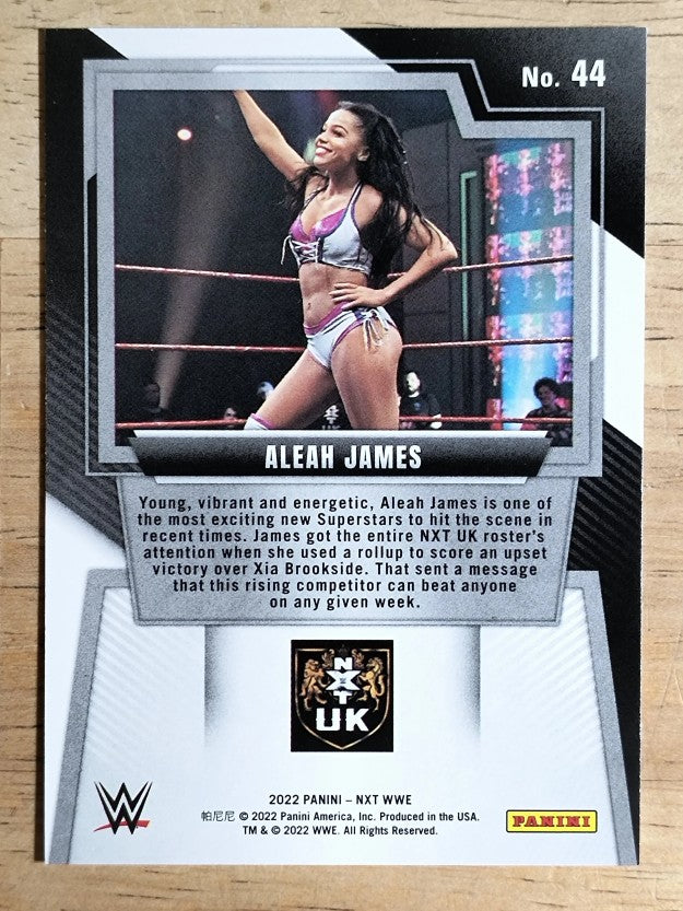 2022 Panini WWE NXT #44 Aleah James RC