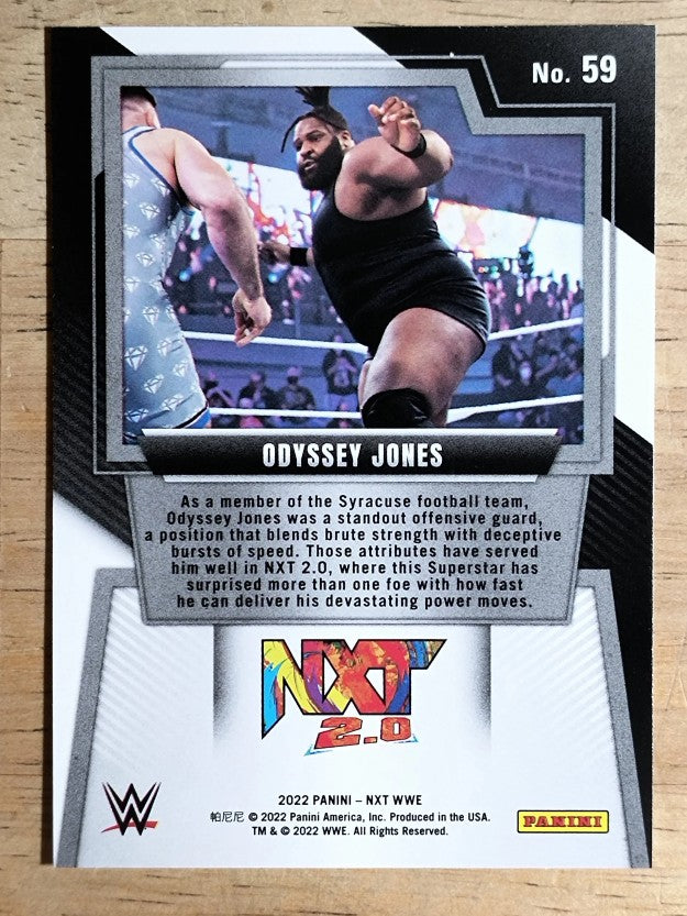 2022 Panini WWE NXT #59 Odyssey Jones RC