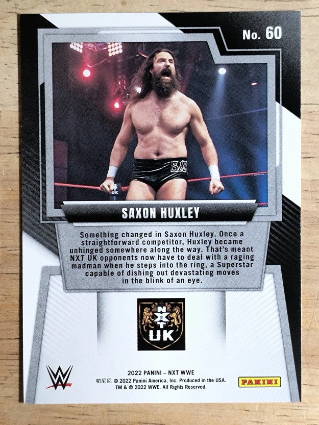 2022 Panini WWE NXT #60 Saxon Huxley RC