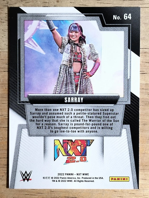 2022 Panini WWE NXT #64 Sarray