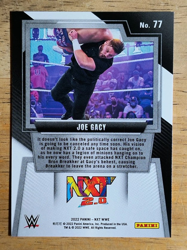 2022 Panini WWE NXT #77 Joe Gacy RC
