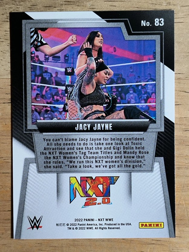 2022 Panini WWE NXT #83 Jacy Jayne RC