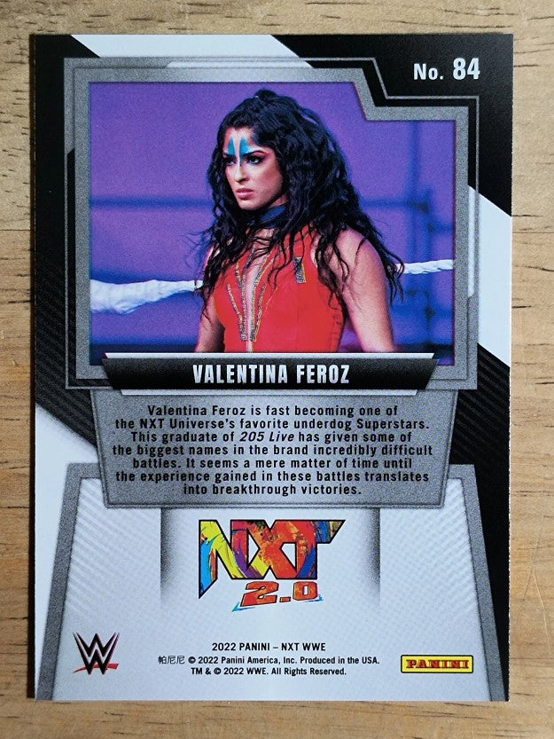 2022 Panini WWE NXT #84 Valentina Feroz RC