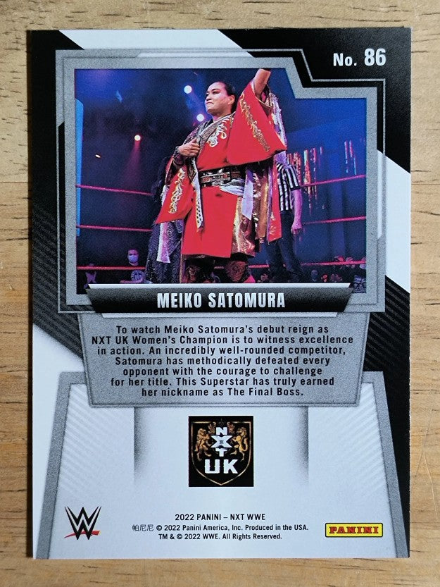 2022 Panini WWE NXT #86 Meiko Satomura RC