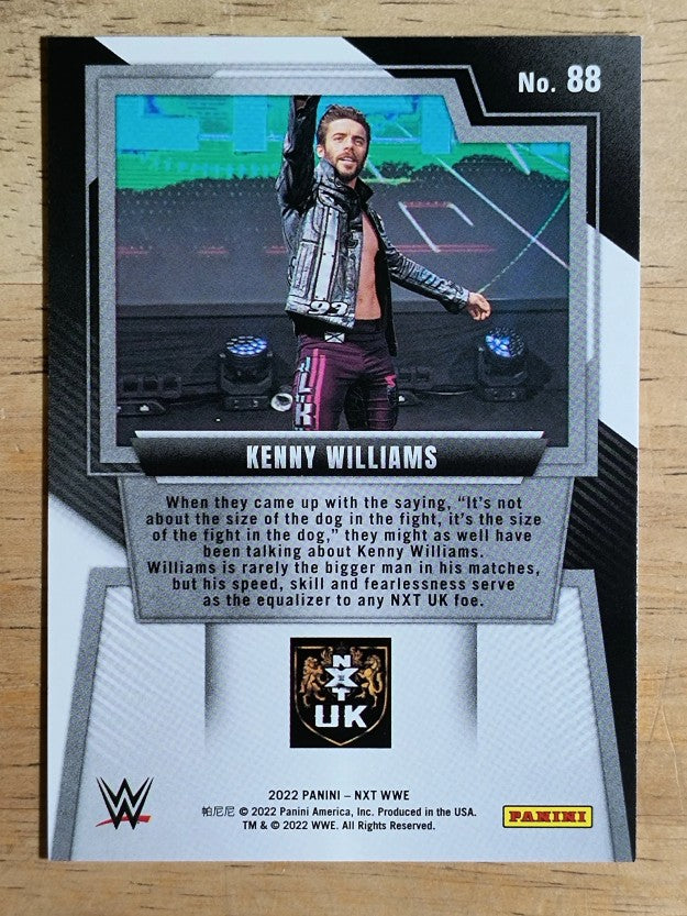 2022 Panini WWE NXT #88 Kenny Williams RC