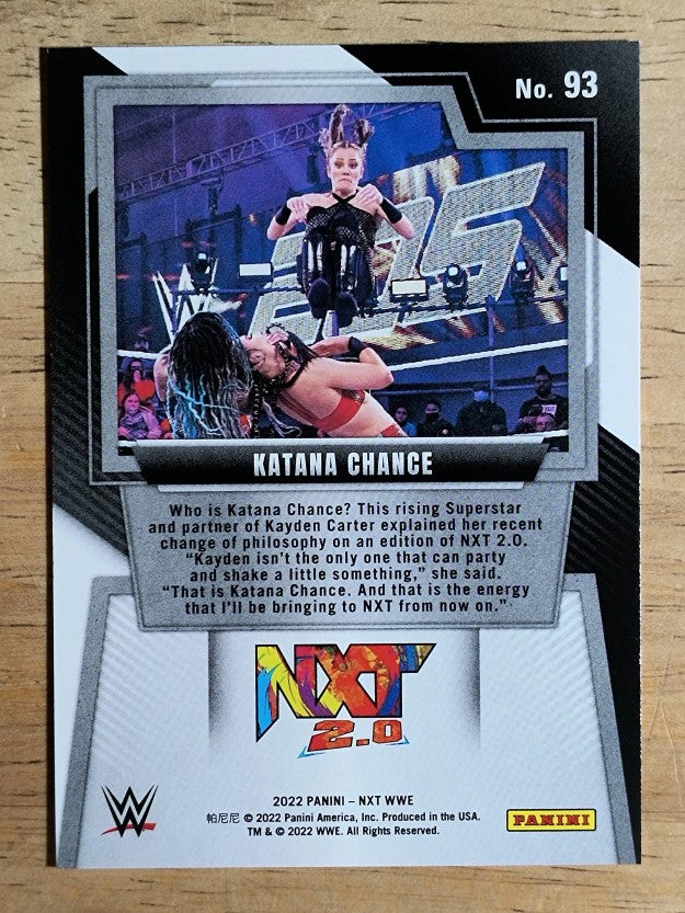 2022 Panini WWE NXT #93 Katana Chance