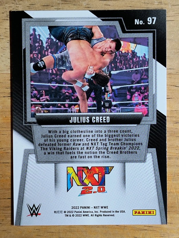 2022 Panini WWE NXT #97 Julius Creed RC