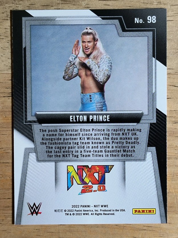 2022 Panini WWE NXT #98 Elton Prince RC