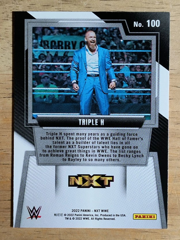 2022 Panini WWE NXT #100 Triple H