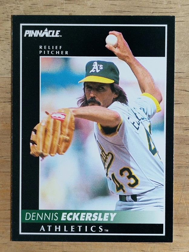 1992 Pinnacle #25 Dennis Eckersley