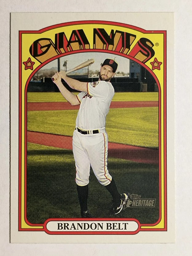 2021 Topps Heritage #7 Brandon Belt