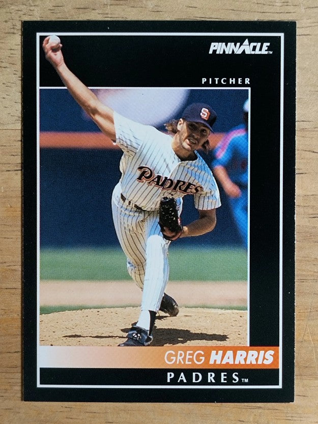 1992 Pinnacle #169 Greg W. Harris
