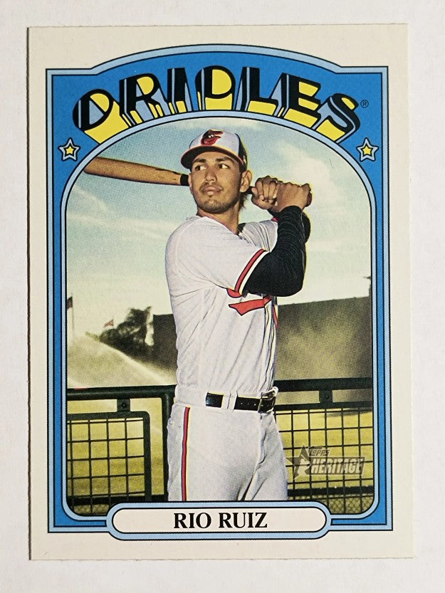 2021 Topps Heritage #8 Rio Ruiz