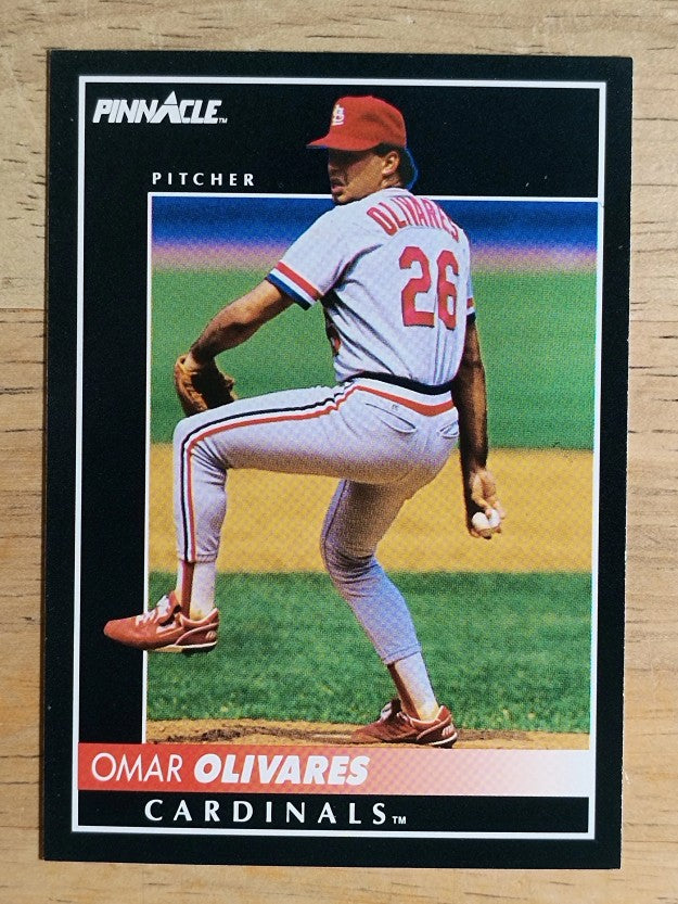 1992 Pinnacle #186 Omar Olivares