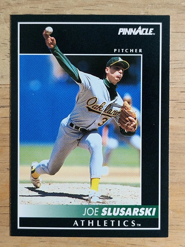 1992 Pinnacle #187 Joe Slusarski