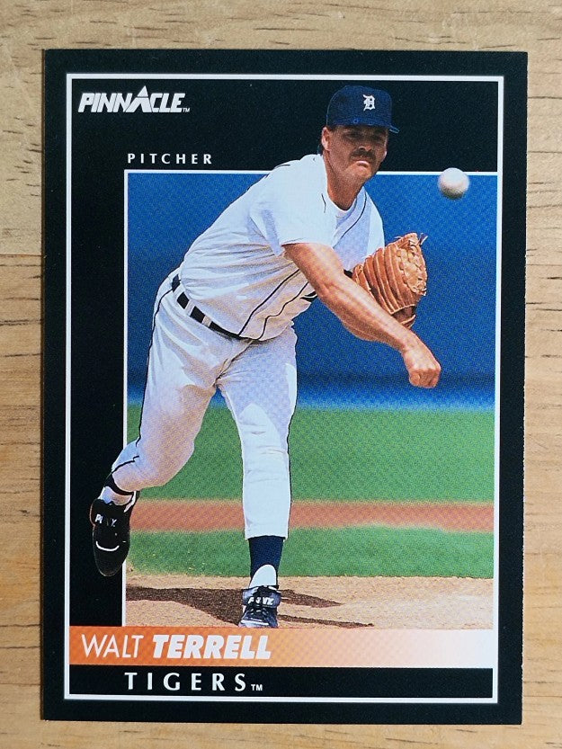 1992 Pinnacle #190 Walt Terrell