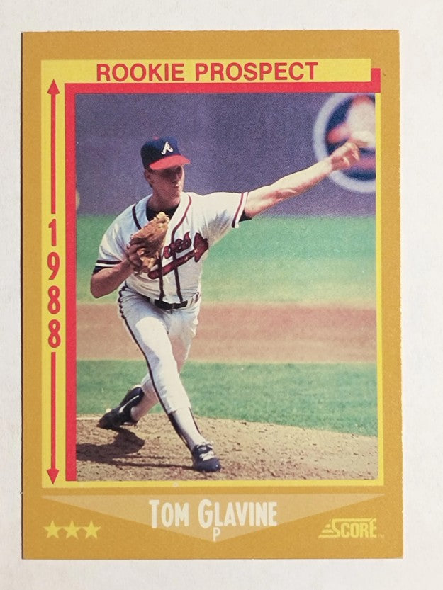 1988 Score #638 Tom Glavine RC