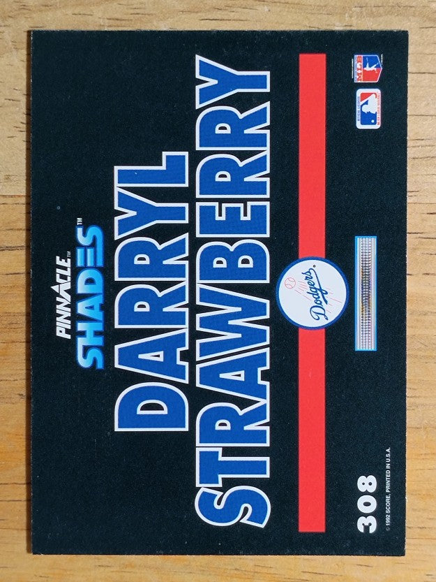 1992 Pinnacle #308 Darryl Strawberry SH