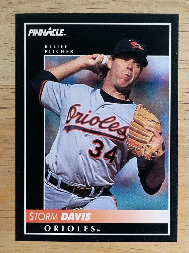 1992 Pinnacle #312 Storm Davis