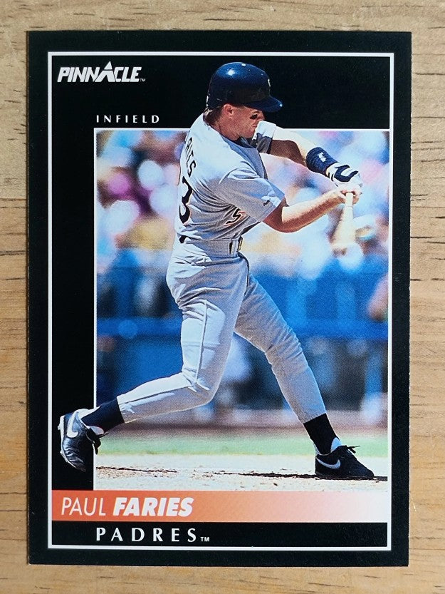 1992 Pinnacle #332 Paul Faries
