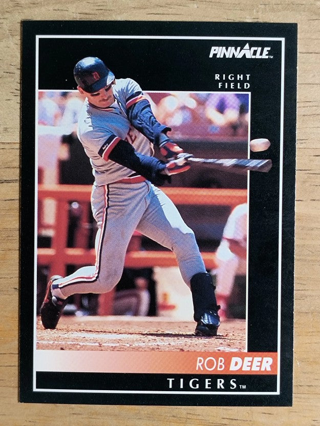1992 Pinnacle #348 Rob Deer