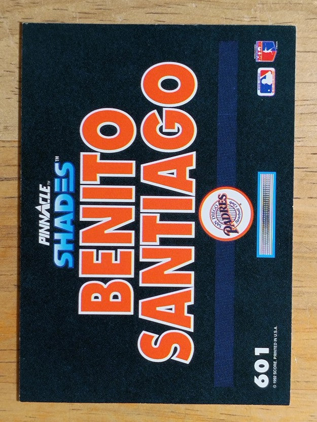 1992 Pinnacle #601 Benito Santiago