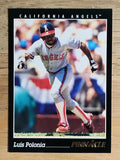 1993 Pinnacle #31 Luis Polonia