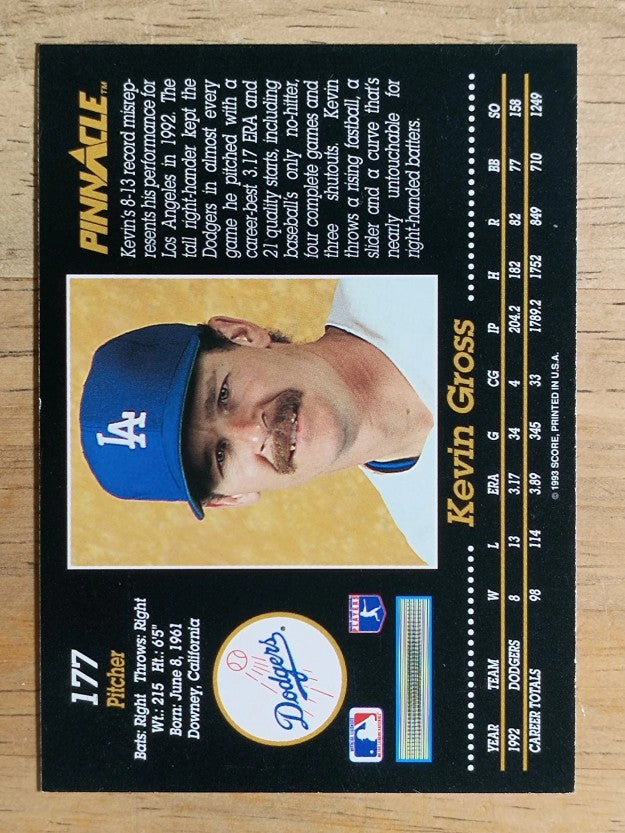 1993 Pinnacle #177 Kevin Gross