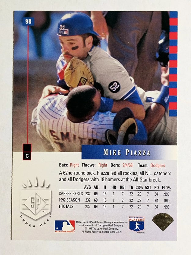1993 SP #98 Mike Piazza