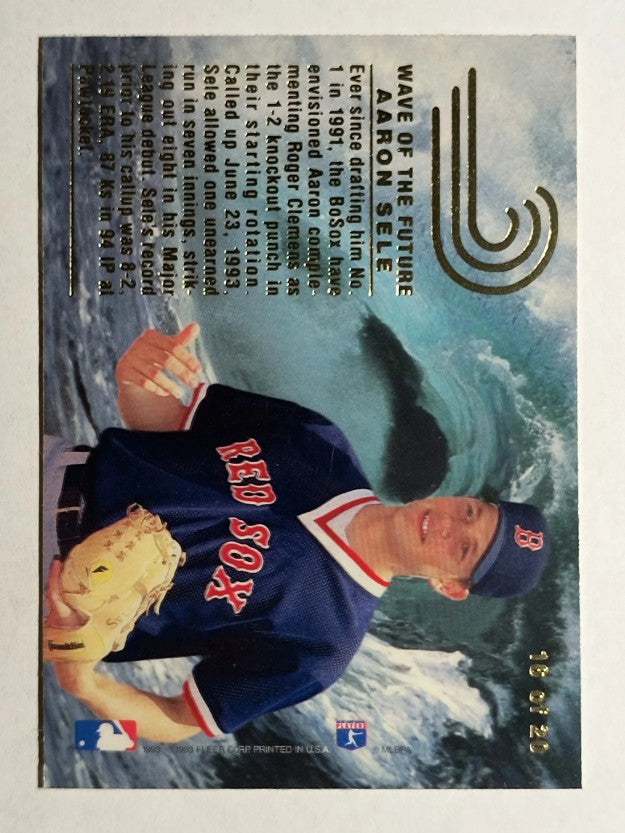 1993 Flair Wave of the Future #16 Aaron Sele