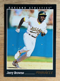 1993 Pinnacle #391 Jerry Browne
